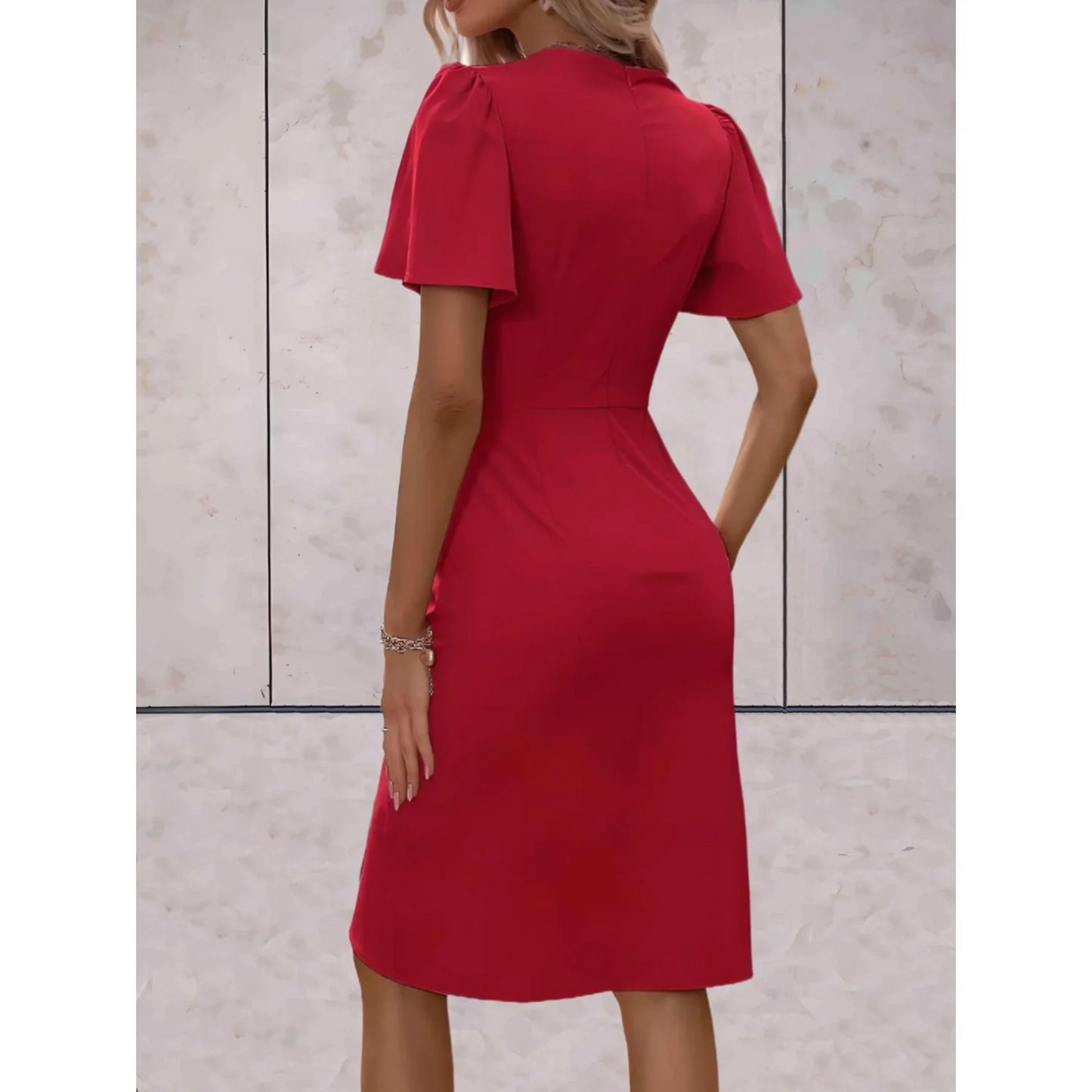 Sienna | Splývavé zavinovací midi šaty – ženské a nenucené | Momount
