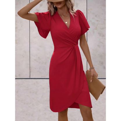 Sienna | Splývavé zavinovací midi šaty – ženské a nenucené | Momount