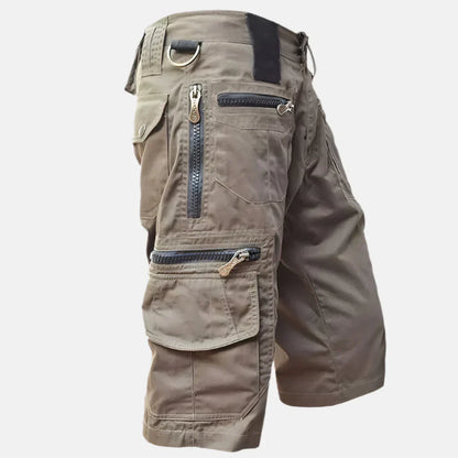 Momount pánské cargo šortky – více kapes, zip, D-ring, taktické, pracovní