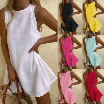 Sonia letní mini šaty bez rukávů | Ležérní, ženské, vintage