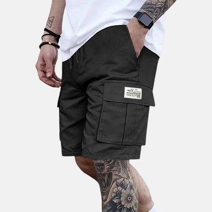 Momount pánské cargo šortky – volný střih, stahovací šňůrka, streetwear na léto