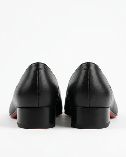 Momount Women’s Block Heel Pumps – Pointed Toe Office — flats-for-women-closed-toe-slip-on-black-06-reference-view.webp
