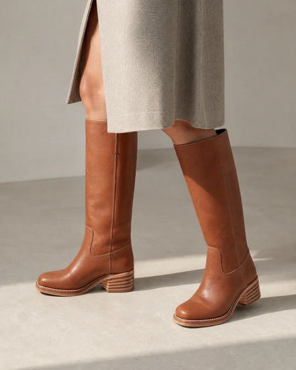 Momount Women Bronco Riding Boots – Brown hero