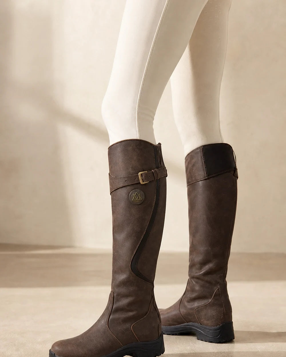 Momount women buckle-strap riding boots – view 1