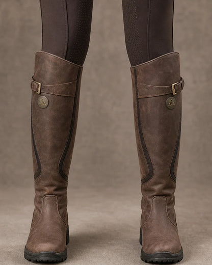 Momount women buckle-strap riding boots – view 3