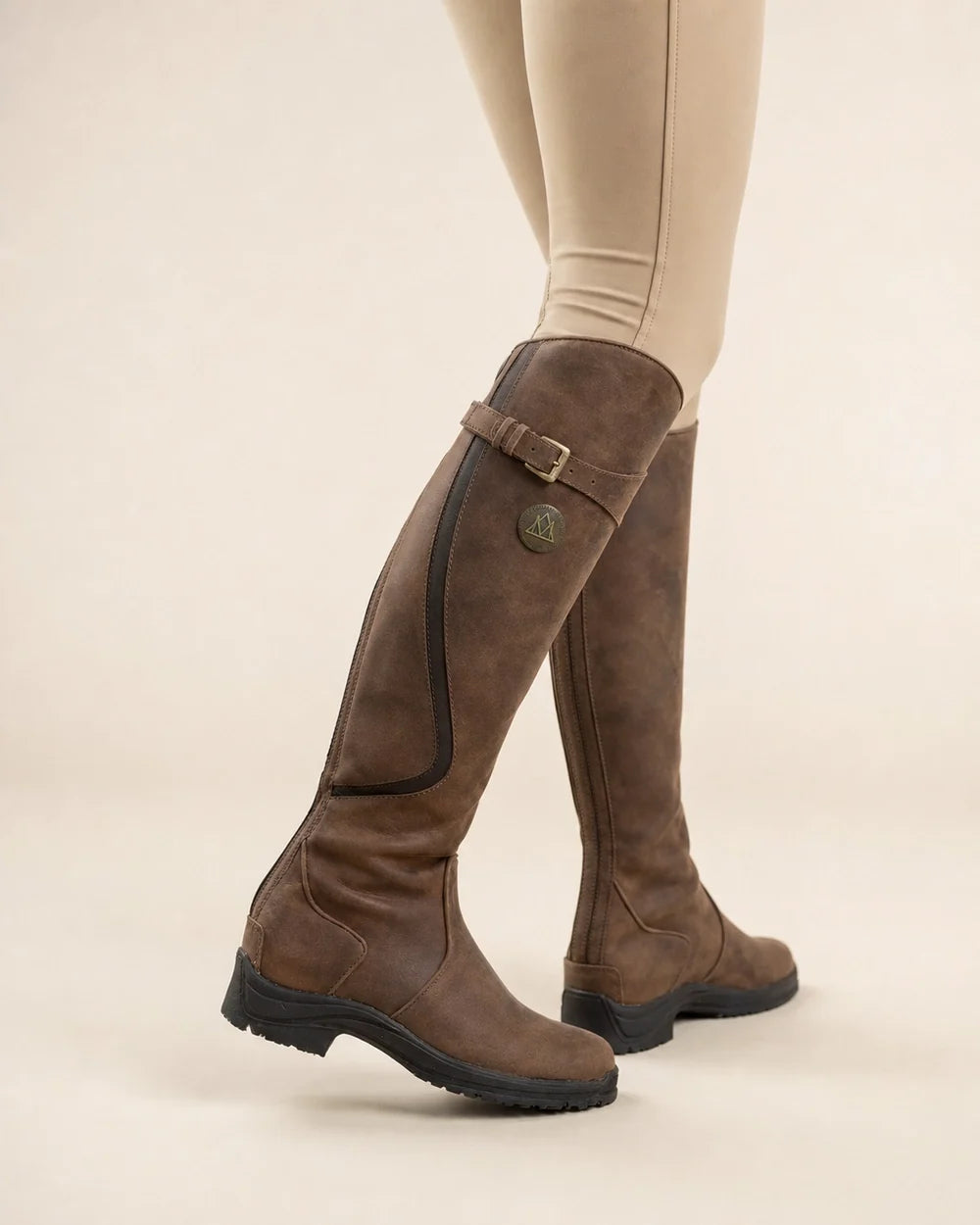 Momount women buckle-strap riding boots – view 4