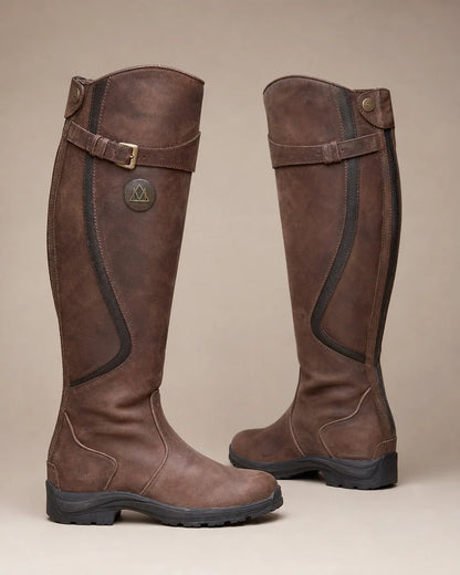 Momount women buckle-strap riding boots – view 8