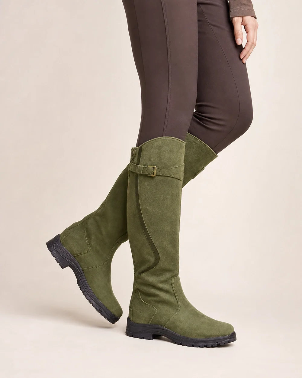 Momount women buckle-strap riding boots – view 12